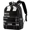 LORVIES Movie Cinema Lapper Board Casual Zaino a Spalla Zaino per Scuola Studenti Viaggio Borse