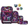 ergobag cubo set zaino scolastico ergonomico classico 5 pezzi prima elementare