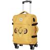 Disney Il Re Leone Face-Valigia da Cabina 4 Ruote, Giallo, 20 x 35 x 55 cm, Capacità 30 L