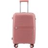 NPLE Trolley Cabina Rigido, Bagaglio a Mano 55x40x20cm, 4 Ruote Doppie, Rosa, Polipropilene, Dimensione S, con Chiusura TSA, 2.70 kg