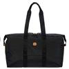 Bric's Borsone X-Collection Pieghevole 2in1 in Nylon, Borsa da Viaggio Leggera e Robusta, Trousse o Mini Bag, Tracolla Removibile, Dimensioni 55x32x20 cm, Black