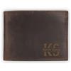 MeMeDIY Portafoglio Personalizzato per Uomo con Incisione con Lettera Iniziale Nome Testo Portafoglio Bifold Portafogli in Pelle per Uomo Regali Personalizzati per Papà/Marito/Fidanzato B3