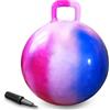 AMFUN Pallone da Salto, Planet Palla da salto, Spazio Tramoggia con Pompa, per bambini dai 3 agli 8 anni, diametro 55 cm, Azzurro Polvere