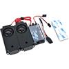 PYFORE RC Car 2nd Generation Motor Sound Simulator Set RC Car Engine Sound Simulator, Control Remoto Car Sound Engine Simulation Module Set con 2 Altavoces para 1/10 Modelo de vehículo