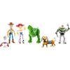 Mattel Disney e Pixar - Toy Story 4 confezione personaggi, avventure in vacanza, confezione da 6 con Woody, Buzz, Rex, Slinky, Jessie e Forky, snodati, Giocattolo e regalo per Bambini 3+ Anni, GDL54