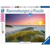 Ravensburger Puzzle, Puzzle 1000 Pezzi, Tramonto su Amrum, Puzzle per Adulti, Collezione Germania, Puzzle Ravensburger - Stampa di Alta Qualità