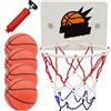 Generico Canestro da basket per bambini - PP | Mini canestro da basket | Pallacanestro da parete per interni Hoop per bambini Ragazzi Ragazze Esercizi Casa Aula Bagno Soggiorno Camera da Corridoio