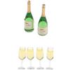 MagiDeal 6 Pezzi Calici in Miniatura E Bottiglie di Vino Negozio di Alimentari per Bambole Decorazione 'orto