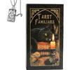 Generico Familiars Tarot Cards - Pocket Edition, carta rame, ideale per i principianti, include carte e collana
