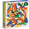 Galison 9780735373228 Chromatic Birds Jigsaw Puzzle, Multicoloured, 500 Pieces
