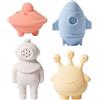 Generic Giocattoli da Vasca, Giocattolo da Bagno | Giocattoli da Bagno per bambini a tema spaziale - Accessori SENSORI INTERNI REGISTRABILI per LA Pace DI EA