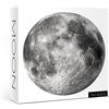 BBOLDIN Puzzle rotondo spaziale luna, 1000 pezzi, per adulti, pianeta, sistema solare, galassia, stella, nebulosa, universo, cerchio, puzzle duro per adulti