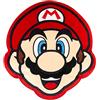 Club Mocchi Mocchi - Peluche mega 38 cm, Licenza Nintendo, accessorio per camera da letto, cuscino Super Mario per bambini e bambine, 3 anni, T12423, multicolore