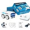 Starnearby Autobus Giocattolo Telecomandato, Auto Induttiva Magica, Autobus RC, Controllo Gestuale, Mini Macchina Telecomandata Intelligente Interattiva con Musica, Regalo per Bambini (Bianco)