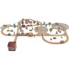 Little Dutch 2540 Set ferroviario in legno XL con binari e accessori
