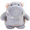 gifyym Animaletto Di Peluche Ippopotamo - Grande Giocattolo Morbido Realistico Sdraiato | Personaggio Abbraccio Lunga Coda Trama Delicata | Accento Decorativo Accogliente Per Rilassamento Camera Bambi