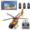 TENIREALX RC ERA C190 RC Elicottero per adulti e principianti, scala 1/30 6CH aereo volante a rotore singolo con giroscopio a 6 assi, doppio motore brushless e posizionamento del flusso ottico, RTF