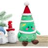 Generico Animali di peluche natalizi, Animali di peluche natalizi,Decorazioni natalizie per animali di peluche morbidi da 9 pollici - Peluche animali, peluche ripiene, cuscino di buon Natale per tutte le età