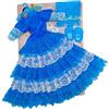 Folk Artesanía Vestito religioso Santera dea Yemaya blu per bambola collezione Sintra, Simona, Mari's, Pepa's o Naia 41 cm. Prodotto in Spagna da Folk Crafts.