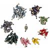 Jonikuper 50 Pcs 1 32 Scale Seduti Figure Miniature Plastica Persone per Migliorare Modelli Architettonici