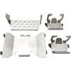 Seprendi Paraurti anteriore in acciaio inferiore + asse + cambio di protezione Skid Plate Set per 1/10 RC Crawler AXIAL SCX10 II 90046 90047 90060