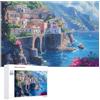 Generic Italia Campania Costiera Amalfitana Puzzle per Adulti Famiglia Attività Giochi Home Decor Puzzle 1000 PCS
