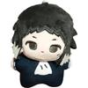 Xinchangda BSD Akutagawa Ryunosuke Peluche Anime Akutagawa Ryunosuke Peluche Cuscino PP Cotone Pendente Portachiavi Morbido Carattere Borsa Charm Cartone Mini Peluche Portachiavi
