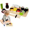 Generico Kit per la creazione di sushi - Set di cibo per giochi educativi, giocattolo di cucina creativa | Roll di sushi fatti a mano, gioco fantasioso per bambini, bambini, in età prescolare, sala giochi, reg