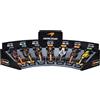 Burago McLAREN RACING Set 7 Auto F1 MCL con espositore, Repliche metalliche, dettagli realistici, ruote funzionali, licenza ufficiale, giocattolo da collezione - Scala 1:43 - Multicolore