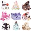 Aphmau MeeMeow Peluche misteriosi, serie 6; canale di gioco YouTube, scatola magica, 1 di 8 possibili, tema gelato MeeMeows, articolo ufficiale