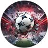 NAOFEKUID Calcio - Sport Jigsaw Puzzle Per Bambini 1000 Pezzi Puzzle Rotondo 1000pcs (67.5x67.5cm) Regali Puzzle Giochi Puzzle Per Famiglia Cardboard