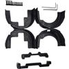 JOYSOG RC Parafanghi Ruota per MJX Hyper Go 1/14 14304 RC Auto Anteriore e Posteriore Parafango Ruota Parafango Flares