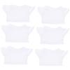 Gogogmee 6 pezzi Shirt per Cotone Morbido e Resistente Compatto e Facile da Vestire per Pupazzi e Animali Pezza Design Delicato Moda