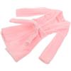 Toddmomy Accappatoio Rosa in Peluche per Bambole, Accessorio Versatile e Lavabile in Lavatrice, Abbigliamento Elegante per Bambole da Gioco