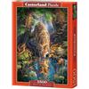 Castorland Puzzle da 1500 pezzi, lupo nella natura