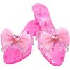 Oshhni Scarpe da Principessa per Bambine, Sandali in Gelatina con Fiocco, Calzature Multifunzione, Travestimenti, Giochi di Ruolo per Feste, Festa dei, Rosa