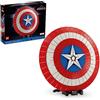 LEGO Marvel 76262 - Set da costruzione con scudo di Capitan America, puzzle 3D per adulti, dai 18 anni in su, replica dell'iconico scudo, idea regalo per compleanni, artigianato per fan