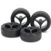 Radiokontrol compatibile con TAMIYA 15543 Mini 4WD GOMME SUPER HARD (24m) E CERCHI CARBON 3 RAZZE