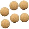 TOYANDONA 6 Pezzi Palline di Sughero per Calcio Balilla Professionali Resistenti All'usura Accessori Compatti per Gioco da Tavolo per Decorazione Camera Ragazzo Ragazza e Casa