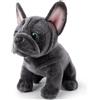 NASSMOSSE Animale di pezza Bulldog Francese Peluche Realistico di Bulldog Francese da 8, 7 Pollici Simpatico Animale di Peluche a Forma di Cucciolo Morbido per Ragazzi e Ragazze