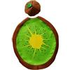 Baoblaze Costume da Frutta per Halloween, Travestimento da Cartone Animato, per Feste, spettacoli teatrali, Bambini Kiwi