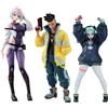 Jiumaocleu David Martinez Figura Lucy Statue Rebecca Action, Figura Anime in scala 1/7 Lucyna Kushinada Modello da collezione Display Desktop Decorazione Regali per i fan