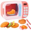 Generico Microonde Giocattolo Per Bambini,Set Giocattolo Cucina con Suono e Luce | Microonde Giocattolo Interattivo Con Timer Per Gioco Simbolico Per Bambine Prescolari in Casa e a Scuola