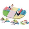 STYPLZ Blocchi di costruzione in schiuma per bambini, blocchi da arrampicata per interni, strutture da arrampicata per bambini, blocchi giganti per scatenarsi e arrampicarsi, ((Set di otto pezzi