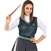 Funidelia | Maglietta Serpeverde da - Harry Potter per donna Hogwarts, Maghi - Costume per Adulto e accessori per Feste, Carnevale e Halloween - Taglia M - Grigio/Argentato