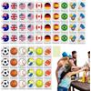 Generico Bandiera nazionale Mahjong Set di giochi, set da mare mahjong | Set di blocchi Mahjong Seaside - Attività notturna in famiglia, giocattolo per feste di viaggio portatile per divertimento da picnic pri