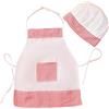 Generic Costume da Chef per Neonato Set Costume da Cuoco Bambino Vestito Grembiule Cappello Bambino per 1-2 Foto Bambino Fotografia Prop (1-6 Months)