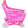 Syrisora Carrello della Spesa per Bambini Set Carrello della Spesa Educativo per Bambini Gioca a Giocattoli Alimentari per lo Sviluppo Dell'apprendimento (Colore rosato)