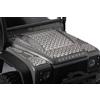 JOYSOG Copri motore motore per Traxxas 1/18 TRX4 M Defender RC Car, in metallo anti-scivolo piastra protezione corpo armatura protezione (nero)