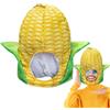 Generico Cappello in pannocchia di mais, Cappello in pannocchia per bambini,Costume testa di frutta | Divertente novità realistica per feste di cibo, costume da testa per feste cosplay in maschera di Natale
